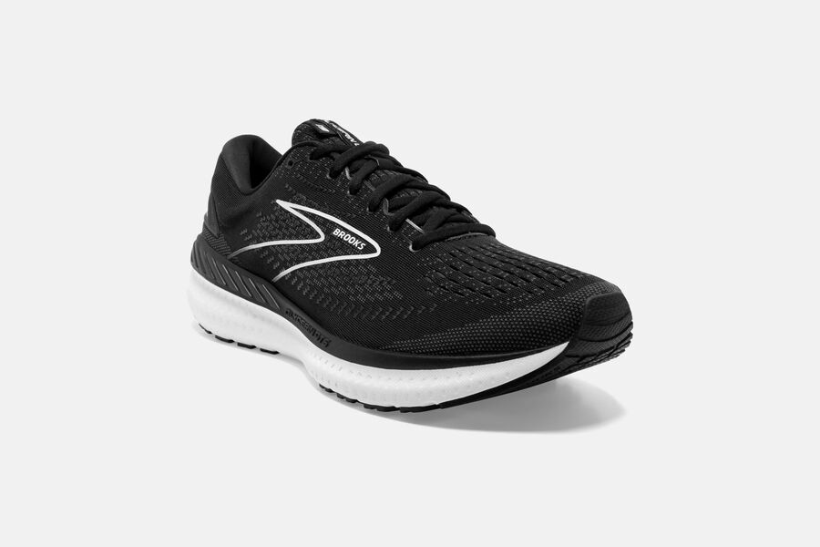 Brooks Glycerin Gts 19 Road Loopschoenen Heren - Zwart/Wit - 685701LCQ